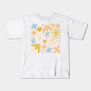 Gentle birds and flowers composition Kids T-Shirt